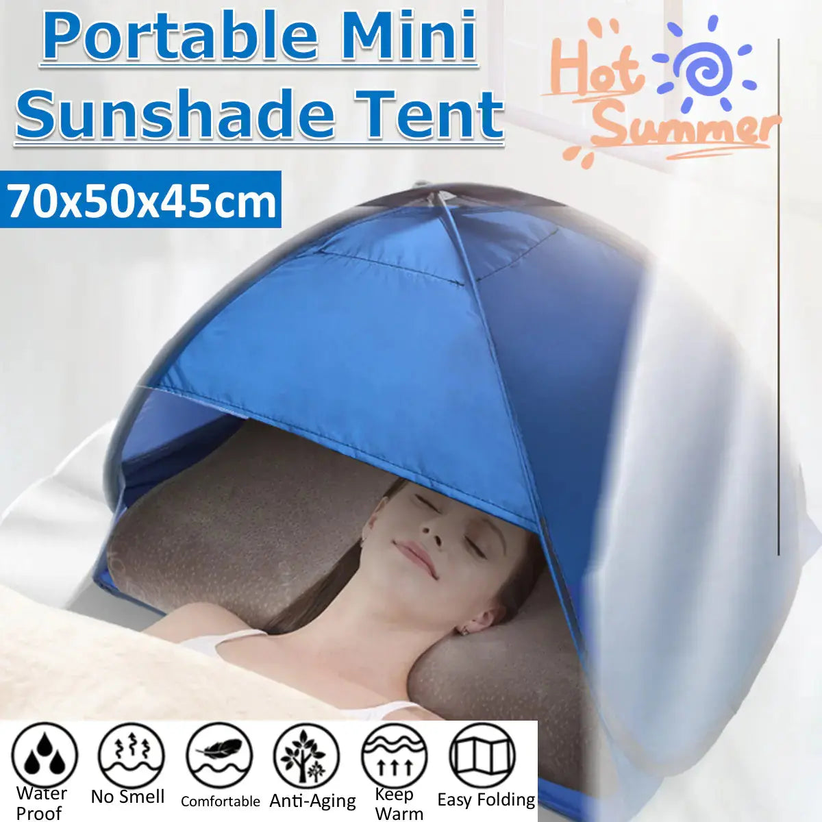 Automatic Pop-Up Beach Tent Bright Supplies