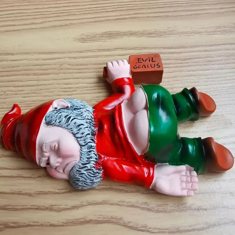 Mischievous Drunken Gnome Statue Bright Supplies