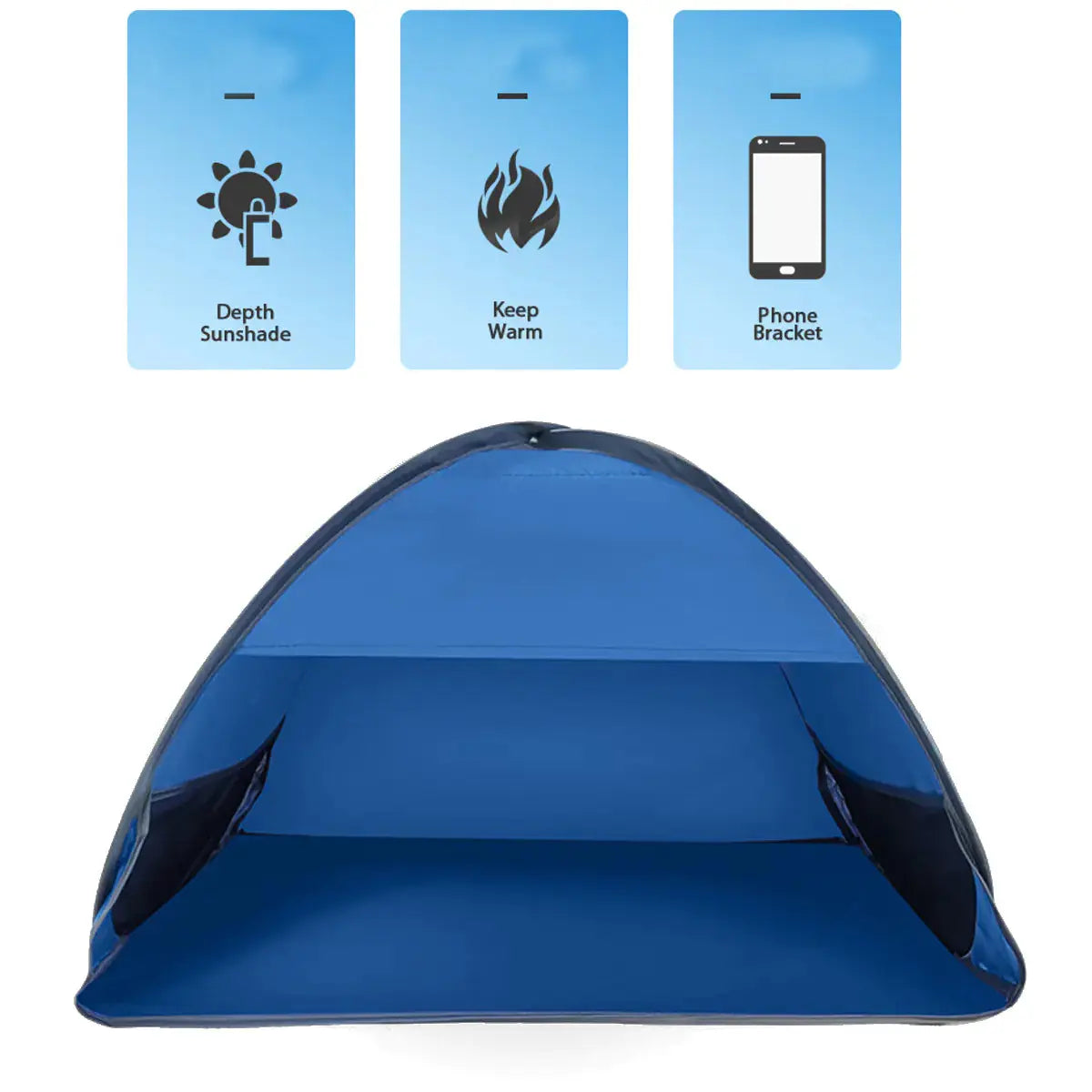 Automatic Pop-Up Beach Tent Bright Supplies