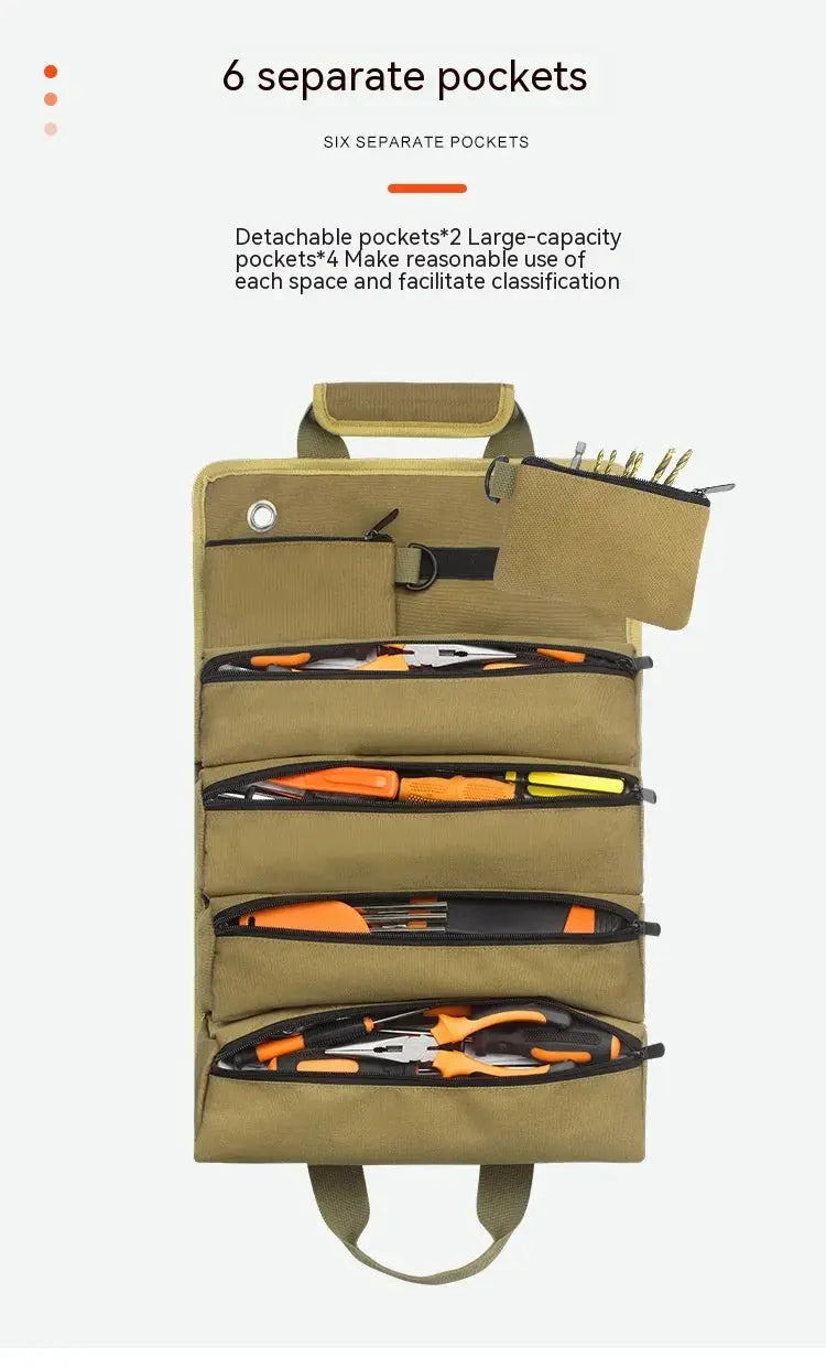 Roll Up Tool Storage Bag Bright Supplies