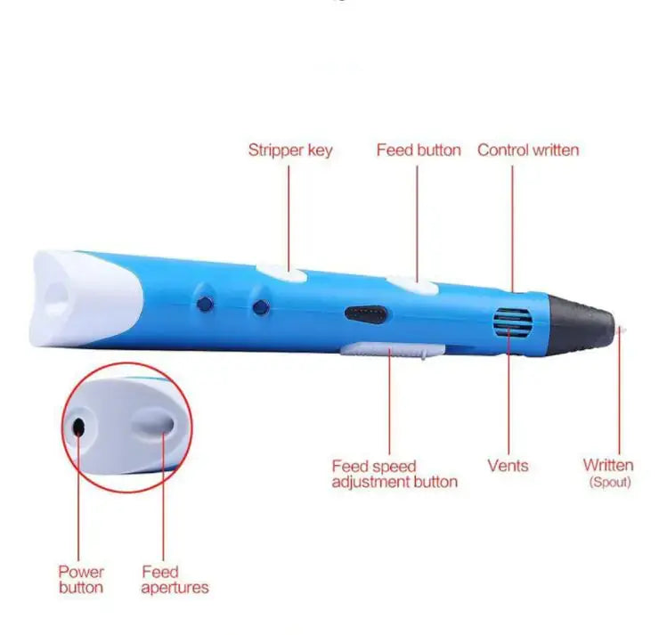 3D Printing Pen Bright Supplies