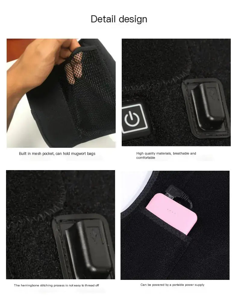 Smart USB Heated Knee Pads Bright Supplies