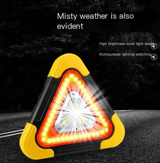 LED Triangular Warning Light Bright Supplies