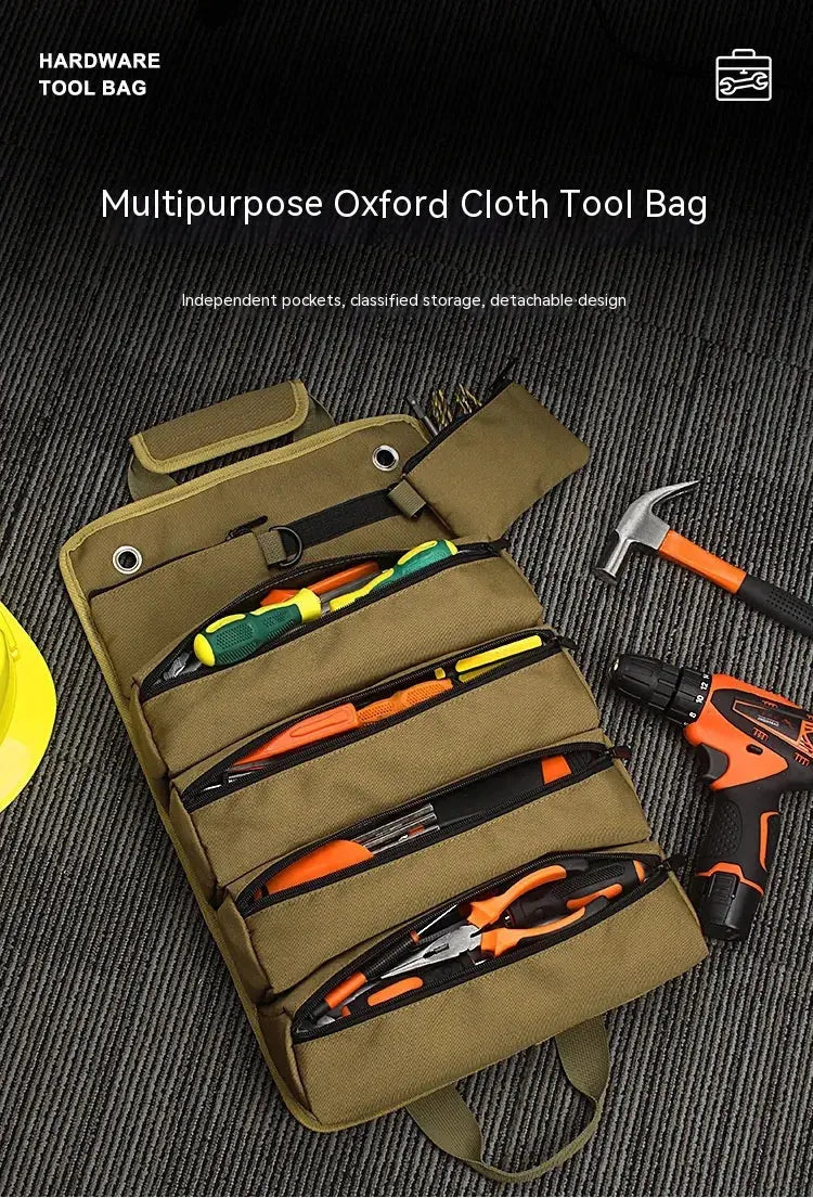 Roll Up Tool Storage Bag Bright Supplies