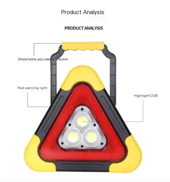 LED Triangular Warning Light Bright Supplies